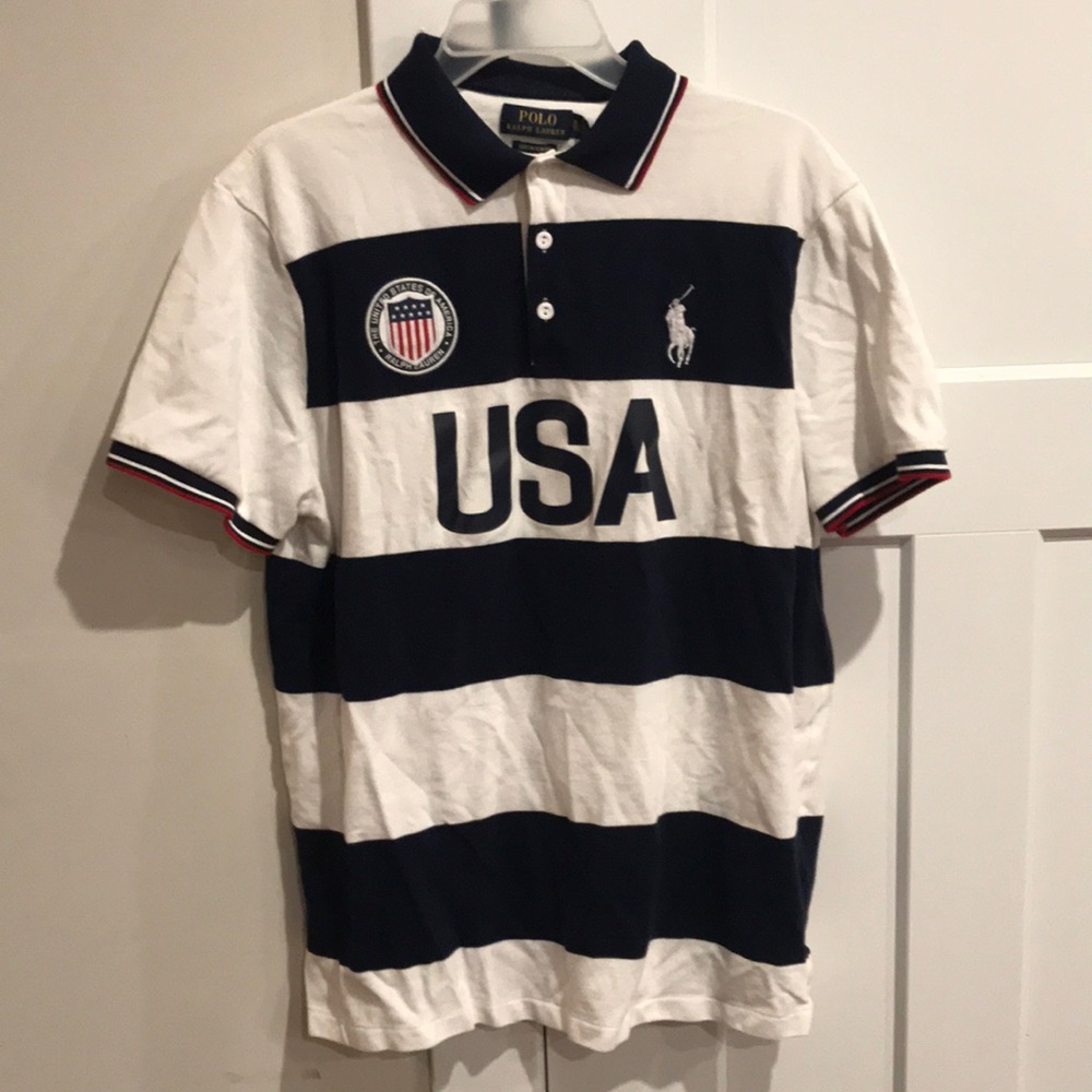 Ralph Lauren Polo USA Collar T-Shirt